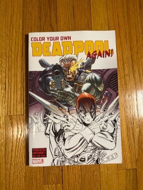 Marvel Deadpool Adult Coloring Book New Unused